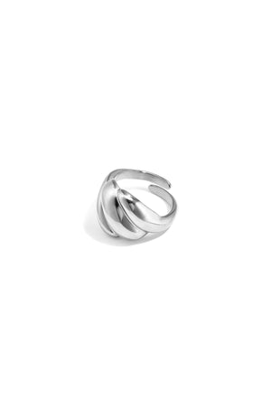 Verstellbarer Statement-Ring mit Blasen