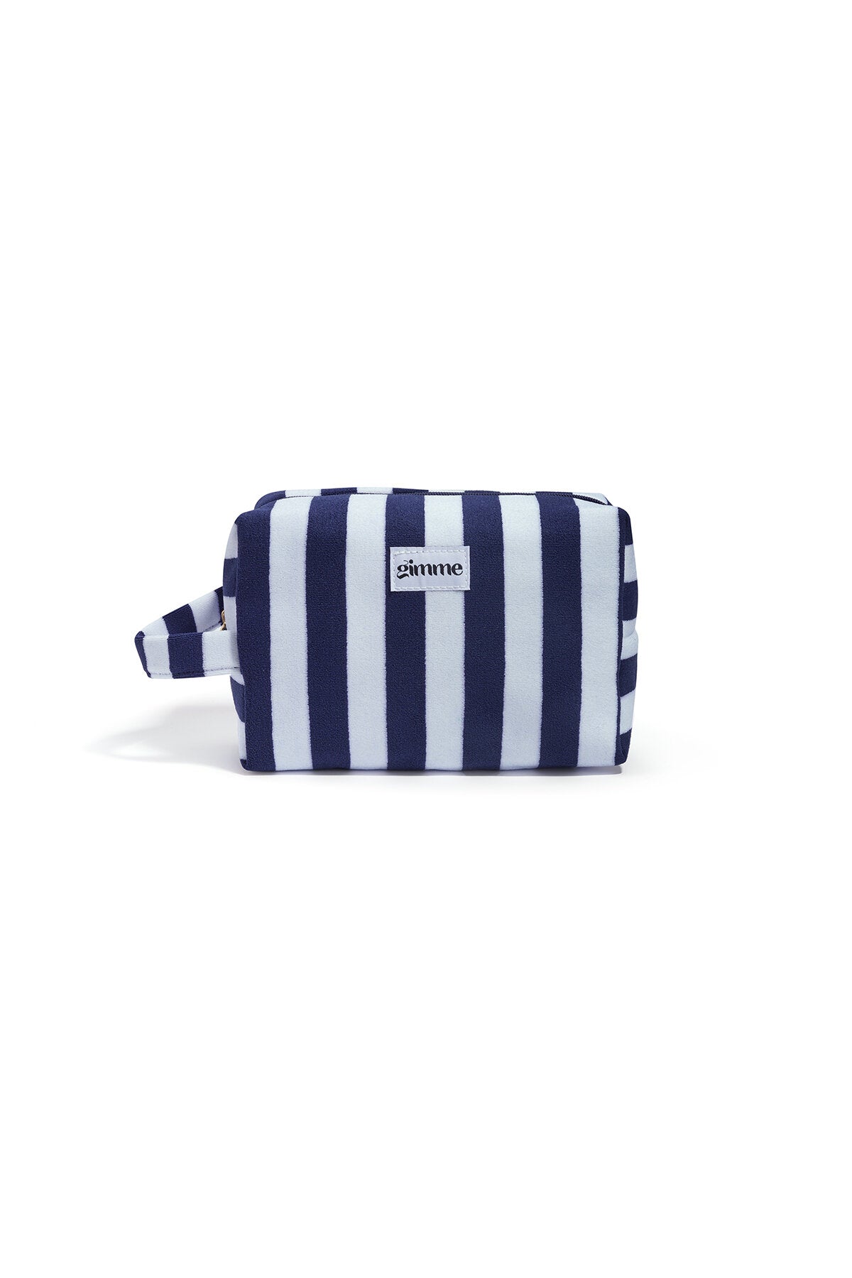 Kosmetiktaschen, gestreift, schlicht, aus Polyester, Alltagsaccessoires