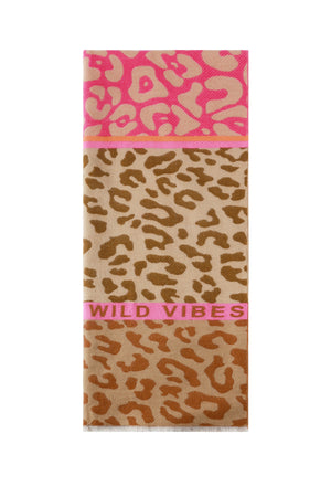 Stylish Leopard Print Winter Scarf for Women
