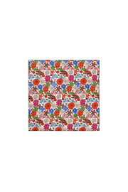 Sommerschals mit Blumenmuster, schlicht, aus Baumwolle, Alltagsaccessoires
