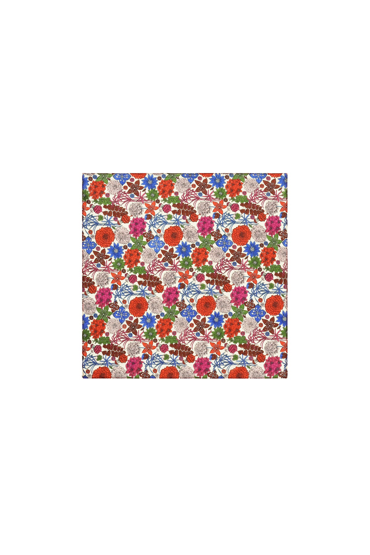 Sommerschals mit Blumenmuster, schlicht, aus Baumwolle, Alltagsaccessoires