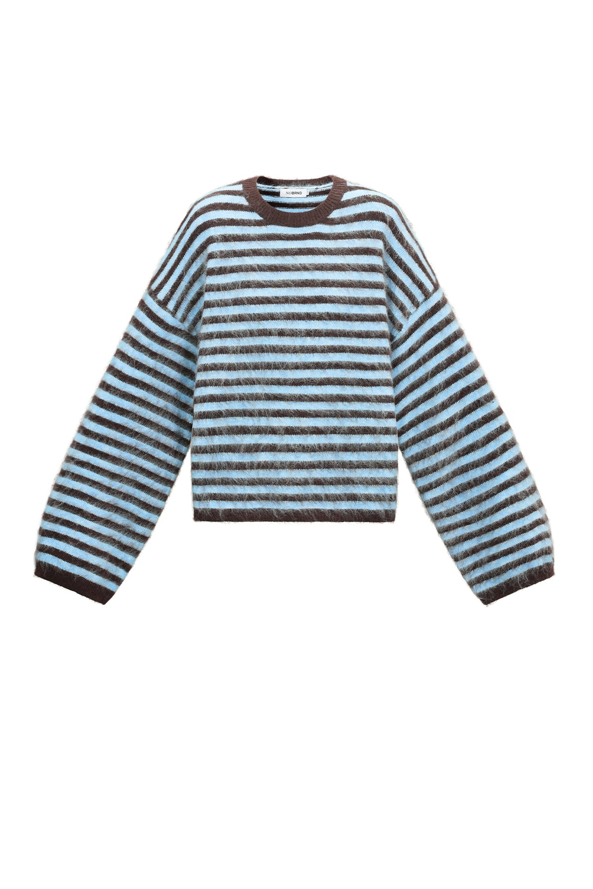 Strickpullover aus Polyesterfaser (Polyester) mit Streifen, Herbst-/Winterkleidung