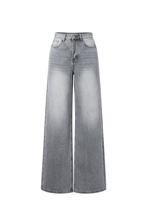 Gimme Wide Leg Cotton Denim Pants for Spring/Summer