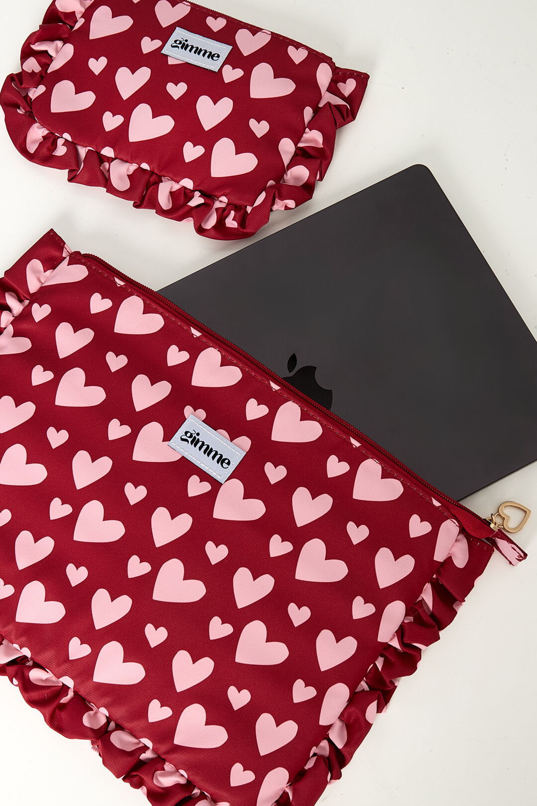 Herzförmige Laptop-Hülle – 13 Zoll