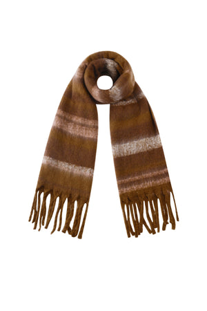 Eleganter Winterschal mit Streifen von Gimme