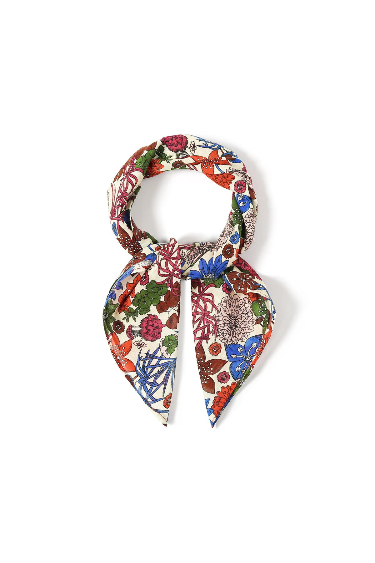 Sommerschals mit Blumenmuster, schlicht, aus Baumwolle, Alltagsaccessoires