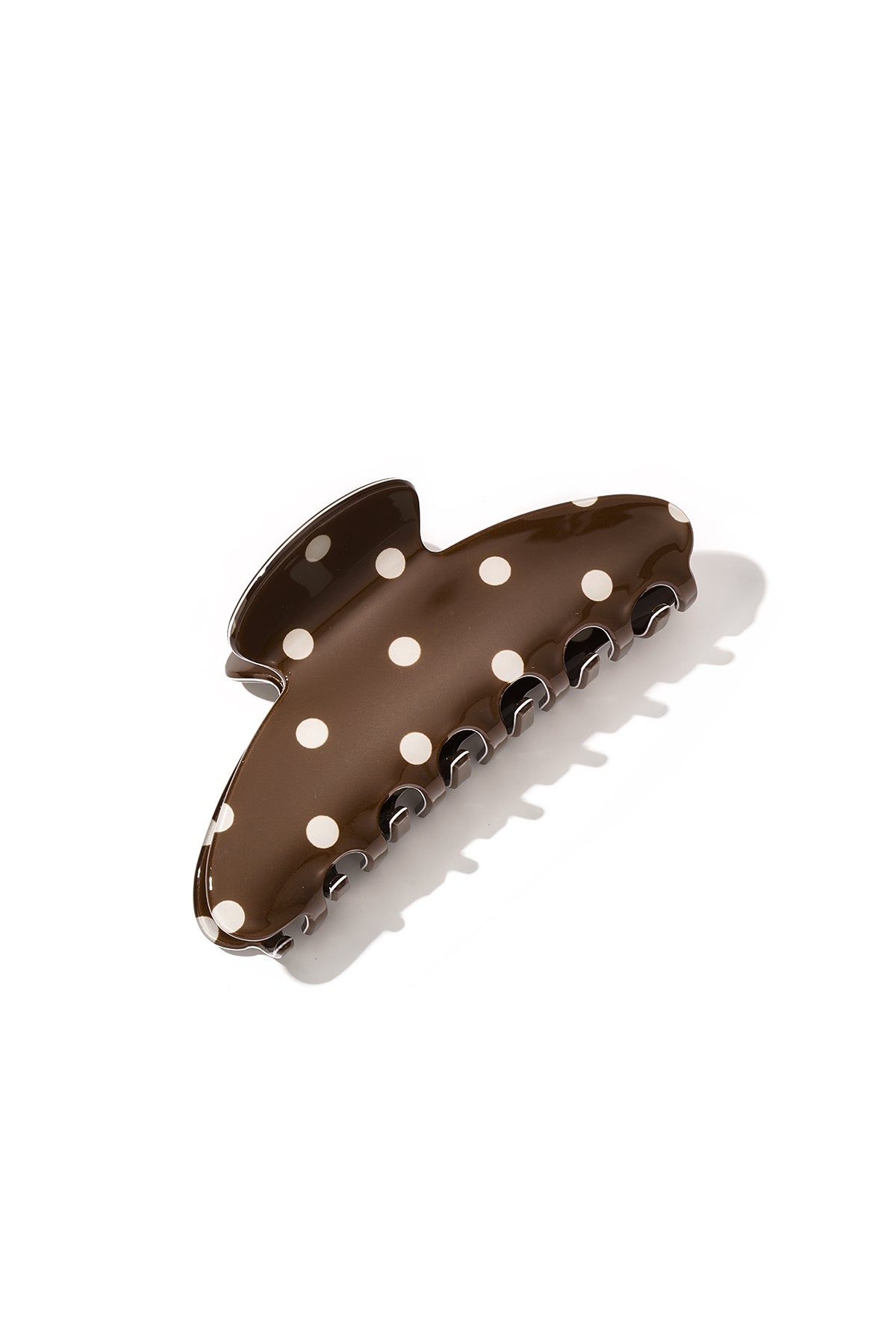 Haarspangen mit Polka Dots, schlichte PVC-Accessoires für den Alltag