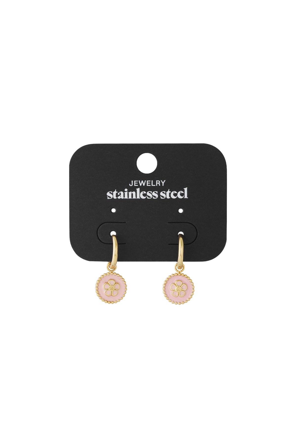 Edelstahl Tropfen Ohrringe Blume Casual Täglich Einfache Serie frauen schmuck