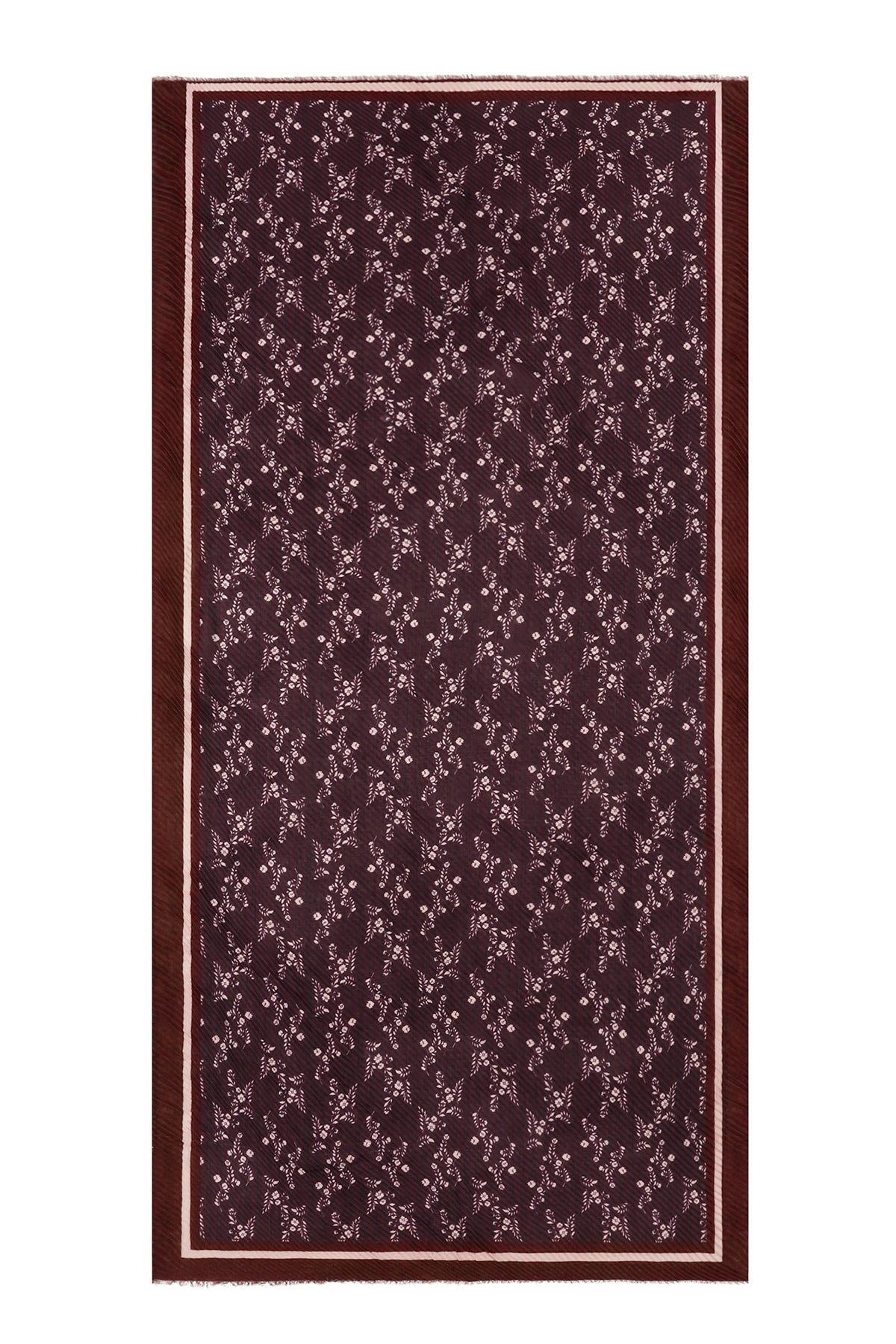 Sommerschals, schlicht, aus Polyester, mit Blumenmuster, Alltagsaccessoires