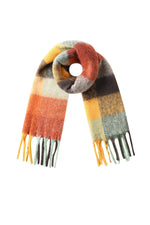 Cozy Winter Scarf for Women - Plaid Design, Multiple Colors