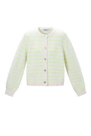 Gestreifter Cardigan