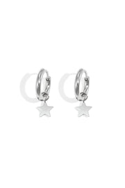 Ohrringe Star Silber Edelstahl