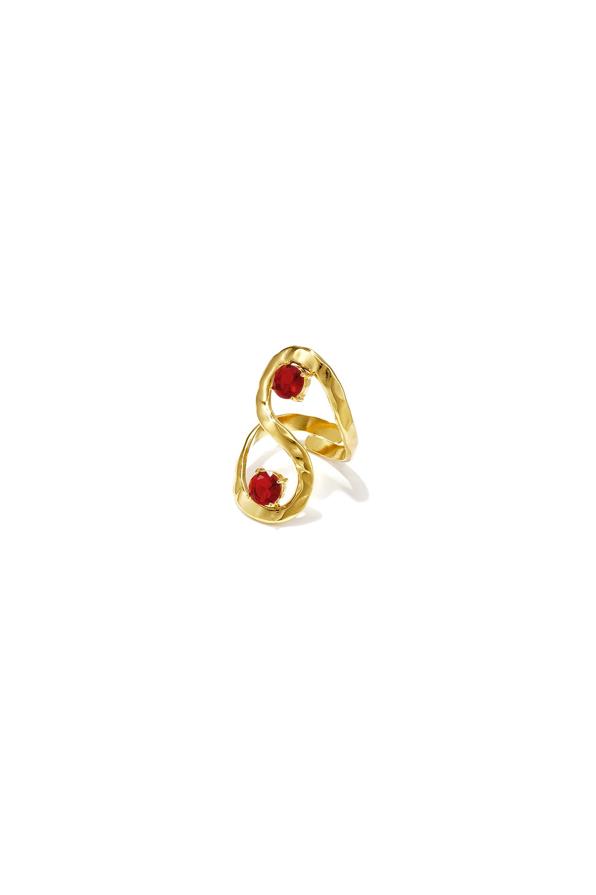 Statement-Ringe aus Edelstahl, unregelmäßige Form, lässig-schlichte Serie, Damenschmuck