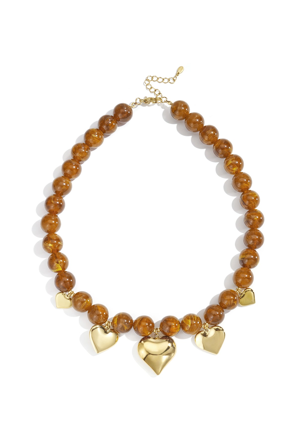 Acryl Perlen Halsketten Herz Casual Täglich Ethnische Serie frauen schmuck