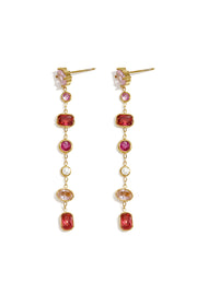 Elegante, luxuriöse Hängeohrringe aus Edelstahl in geometrischer Form – Schmuck für jeden Tag – Damenschmuck