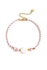 Seil-Fußkettchen, Muschel-Urlaubs-/Strand-Romantik-Serie, Damenschmuck