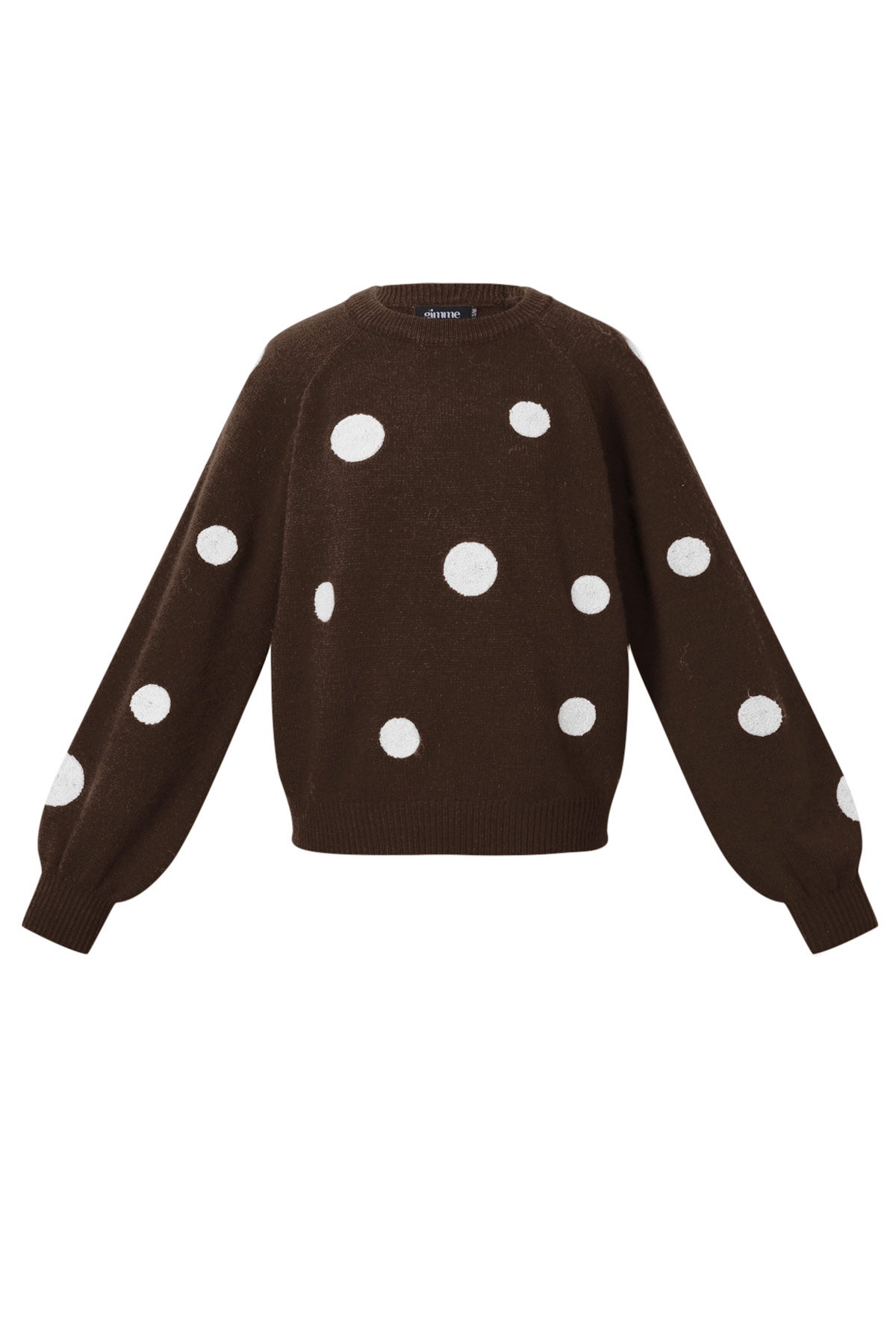 Gepunkteter Pullover