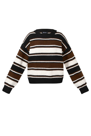 Der gestreifte Pullover Lola