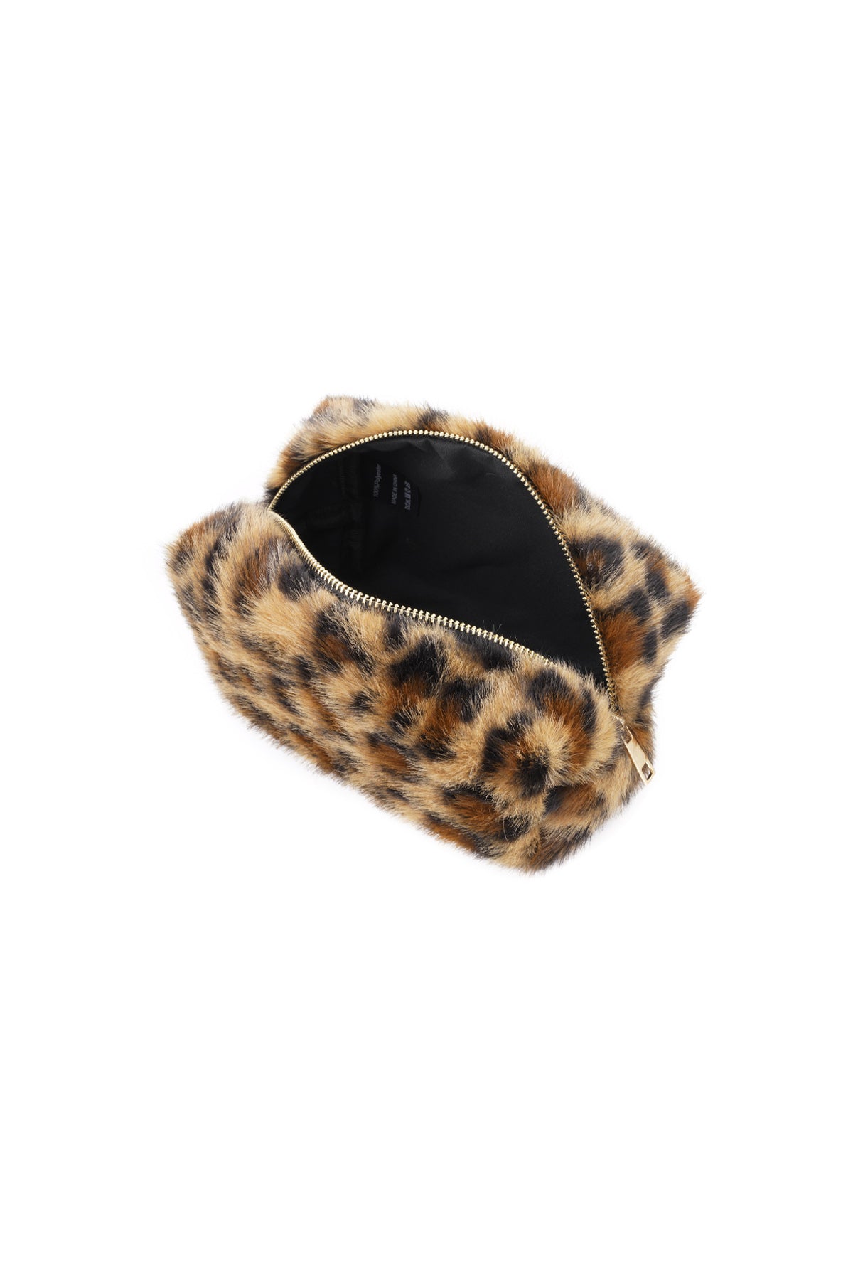 Weiche Kosmetiktasche mit Leopardenmuster