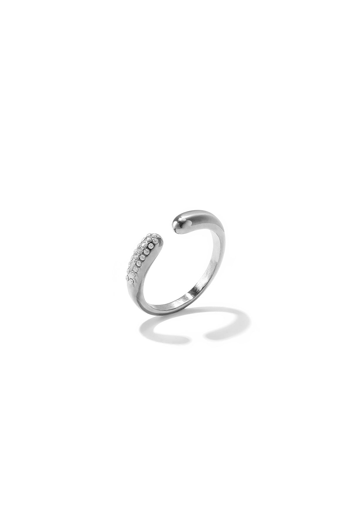 Minimalistische Ringe aus 14-karätig vergoldetem Edelstahl, kreisförmig, lässig, alltagstauglich, schlichte Serie, Damenschmuck