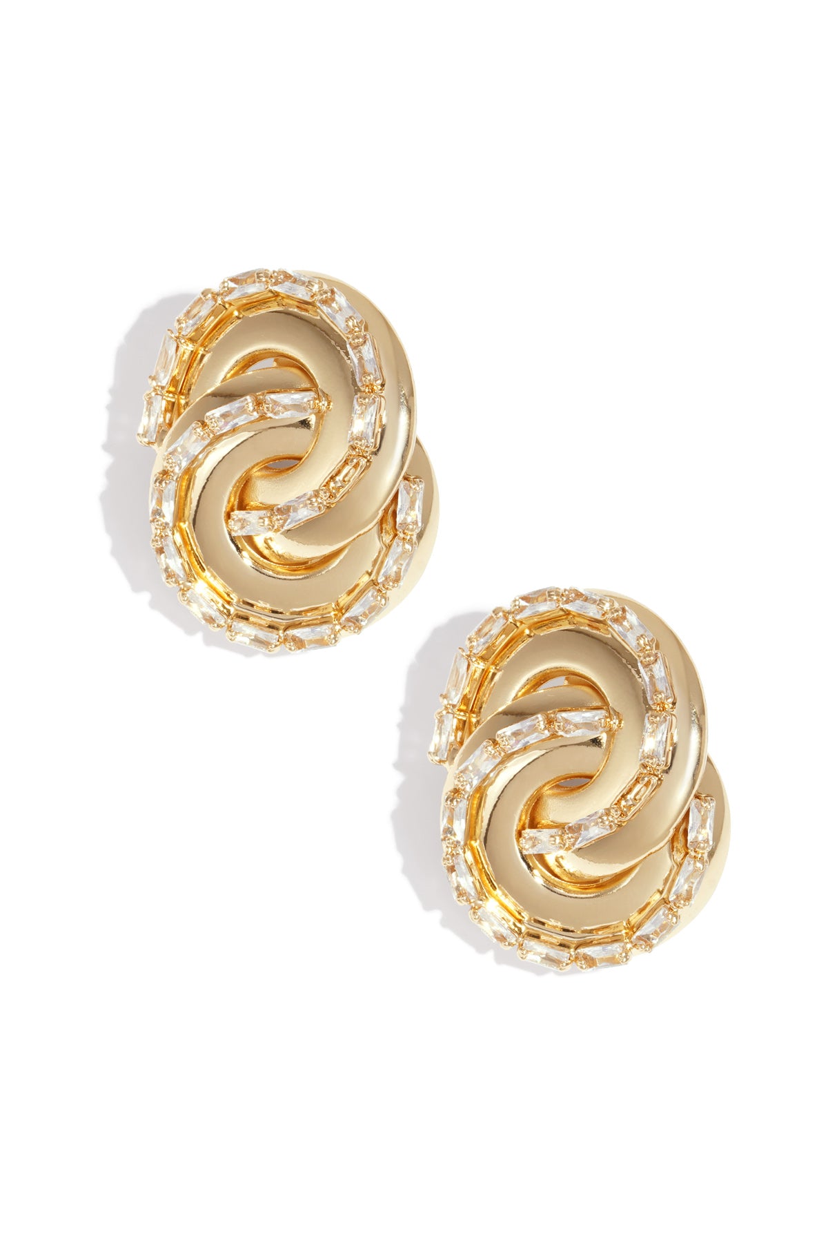 Eisen Ohrstecker unregelmäßige Form Elegante Weihnachten Luxuriöse Serie Damenschmuck