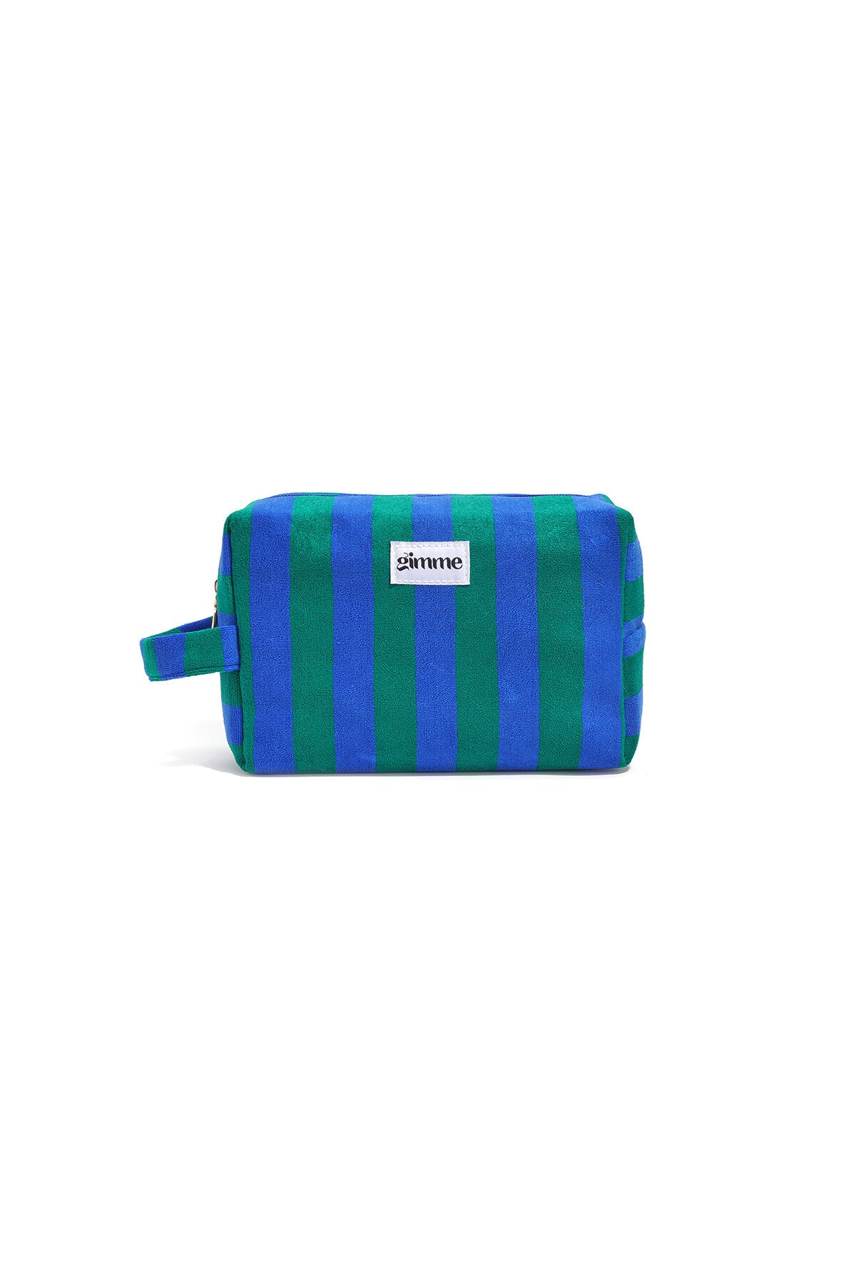 Kosmetiktaschen, gestreift, schlicht, aus Polyester, Alltagsaccessoires