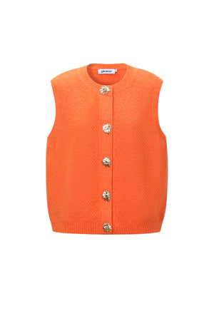 Elegante gestrickte Damen Weste von Gimme