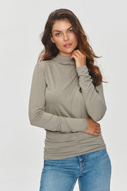  Bluse model 200136 Makadamia 