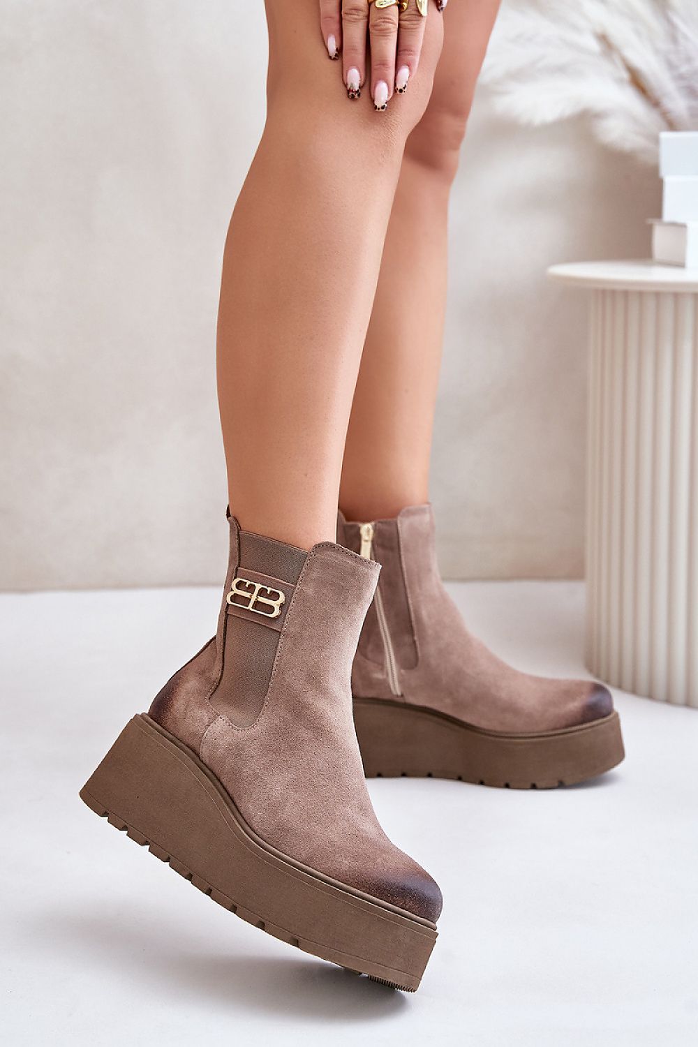  Plateau-Stiefeletten model 201181 Step in style 
