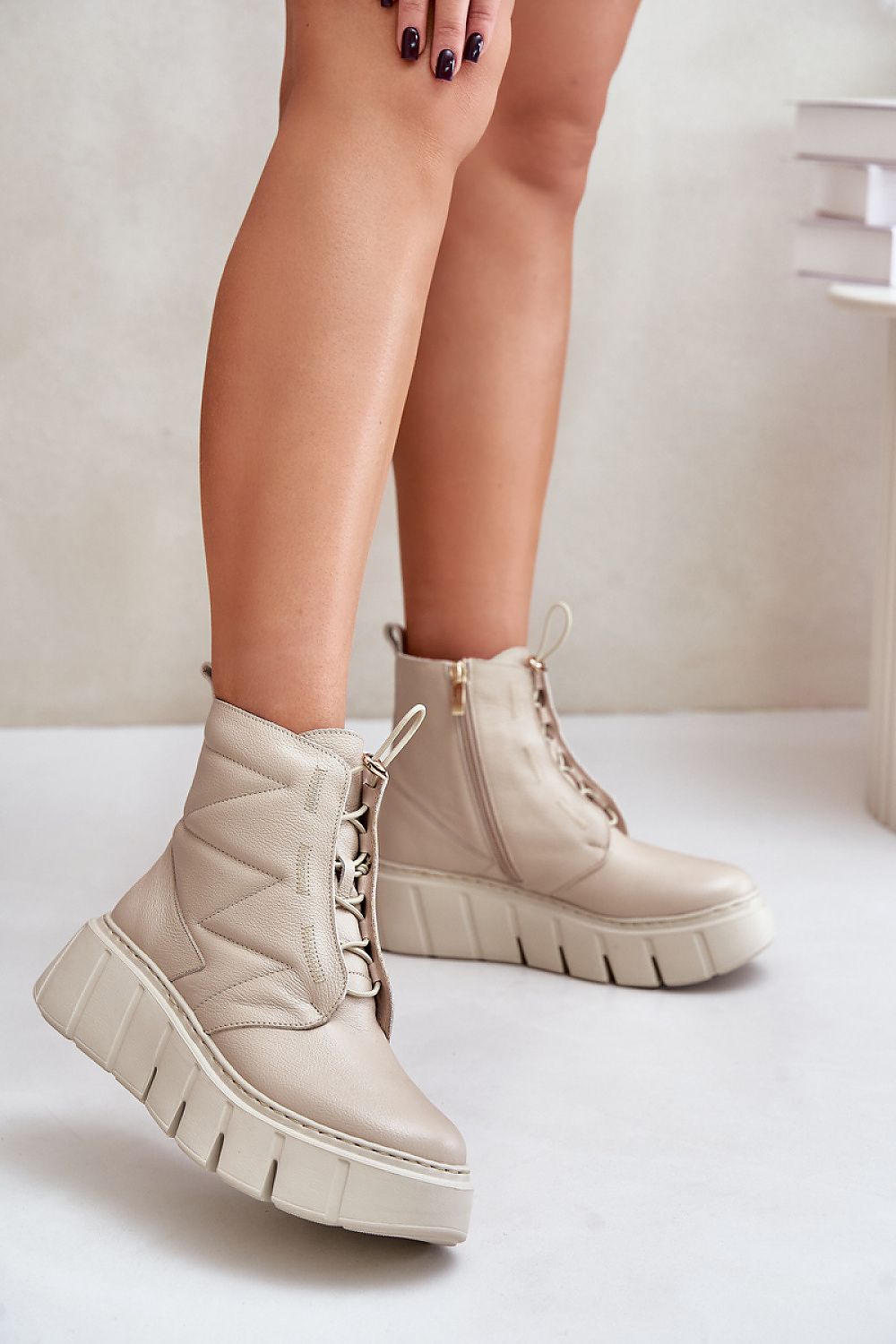  Stiefeletten mit Platform model 202820 Step in style 