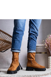  Stiefeletten mit Platform model 205149 Solea 