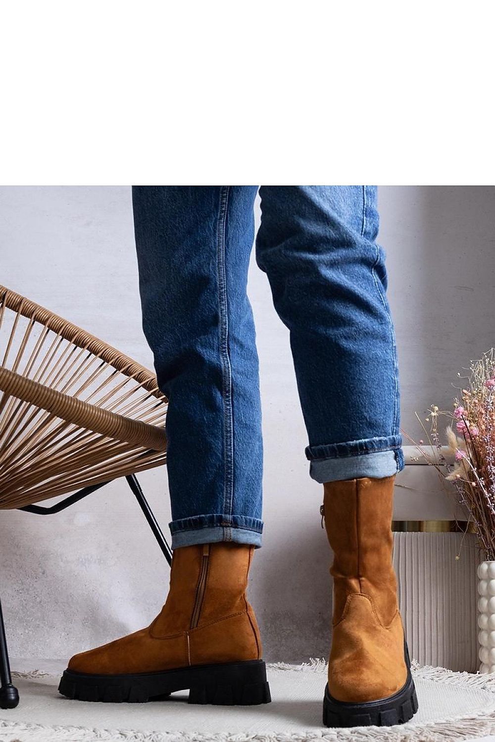  Stiefeletten mit Platform model 205149 Solea 