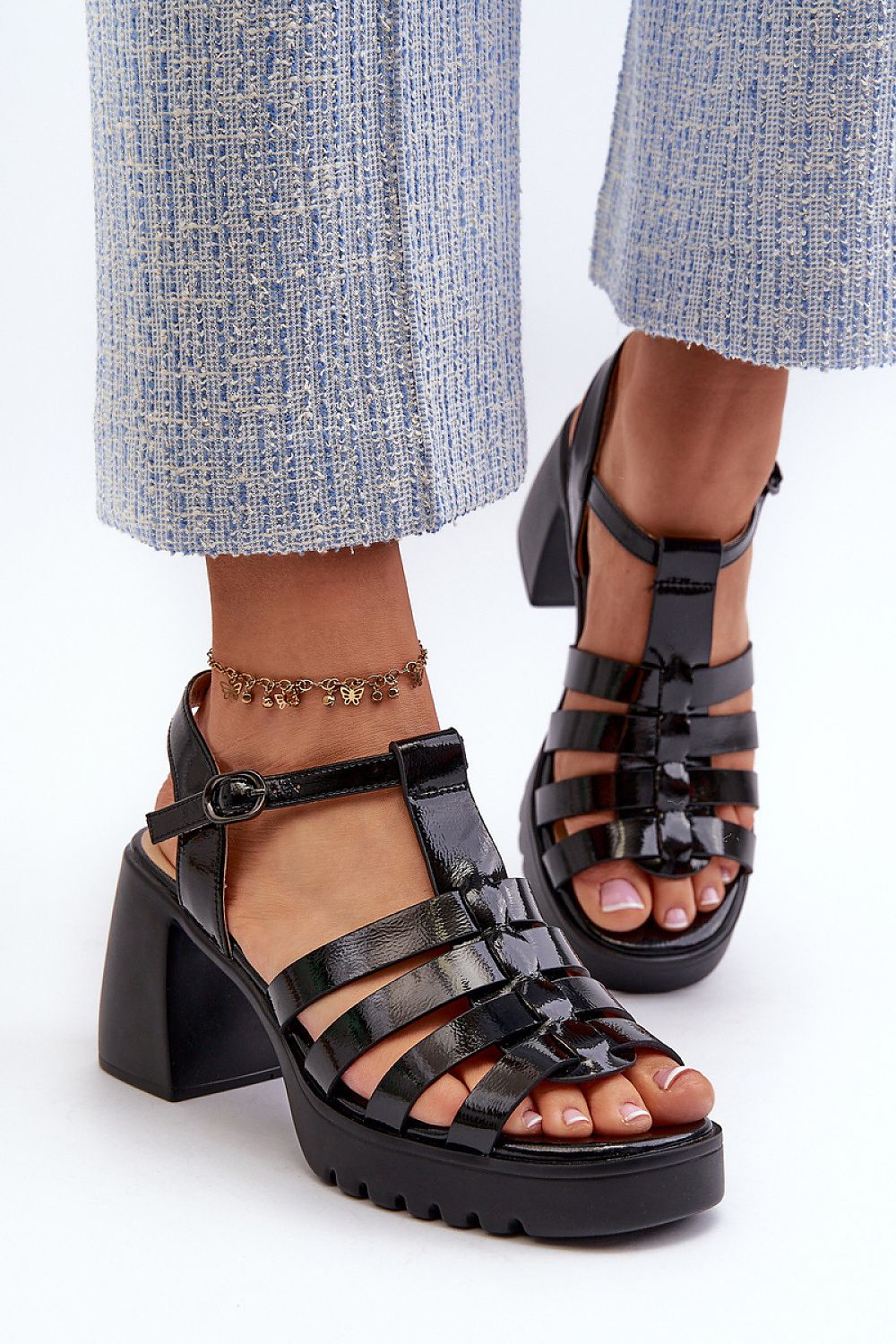  Sandalen mit Absatz model 211947 Step in style 