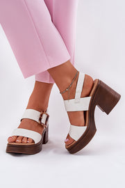  Sandalen mit Absatz model 213008 Step in style 