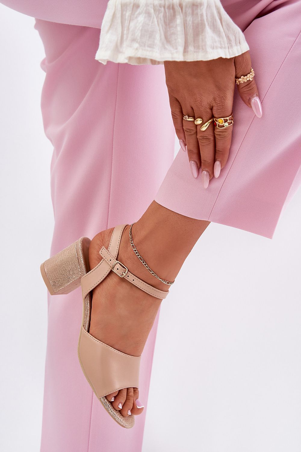  Sandalen mit Absatz model 213011 Step in style 