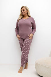  Übergrößen-Pyjama model 221185 Forever Pink 