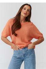  Kurzarm Pullover model 224080 Makadamia 