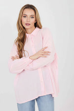 Leichtes Damenhemd mit Leinen & Lyocell – Klassischer Stil mit femininer Rückenbindung