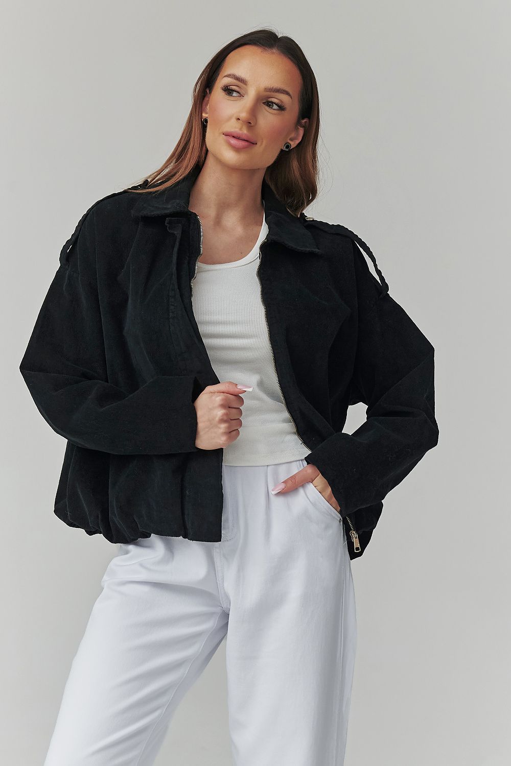  Cordjacke model 225693 Makadamia 