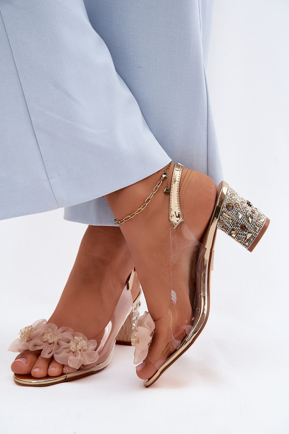  Sandalen mit Absatz model 228104 Step in style 
