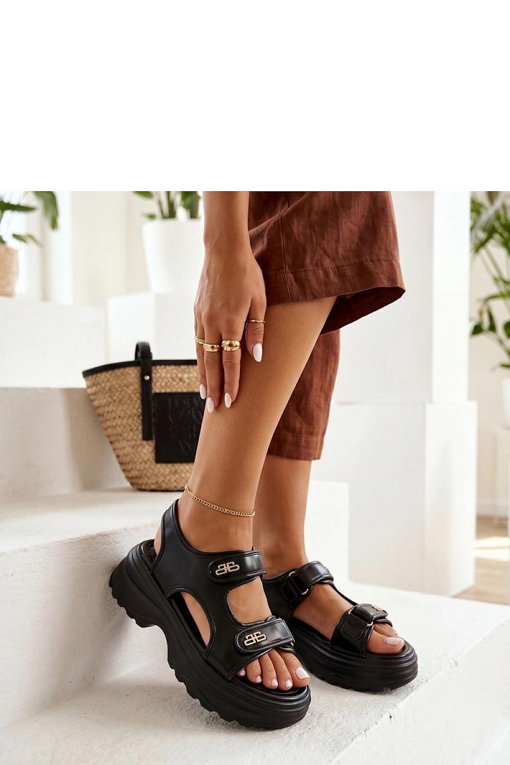  Plateausandalen model 228194 Solea 