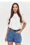  Jeansshorts model 228292 Makadamia 