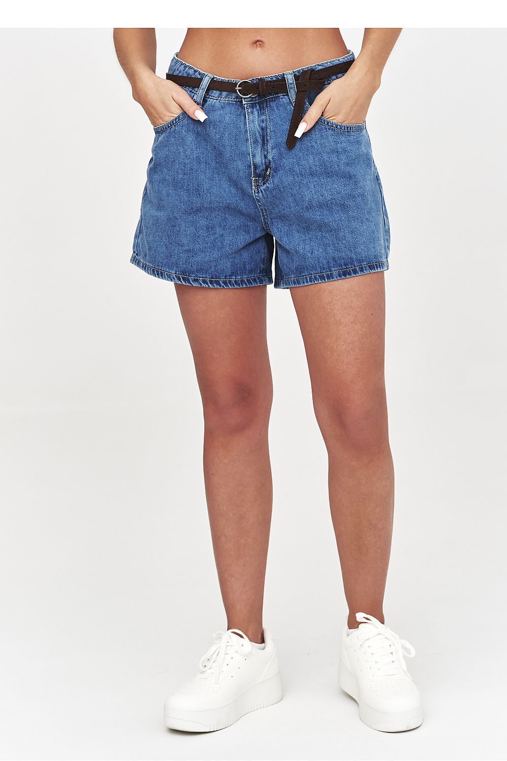  Jeansshorts model 228292 Makadamia 