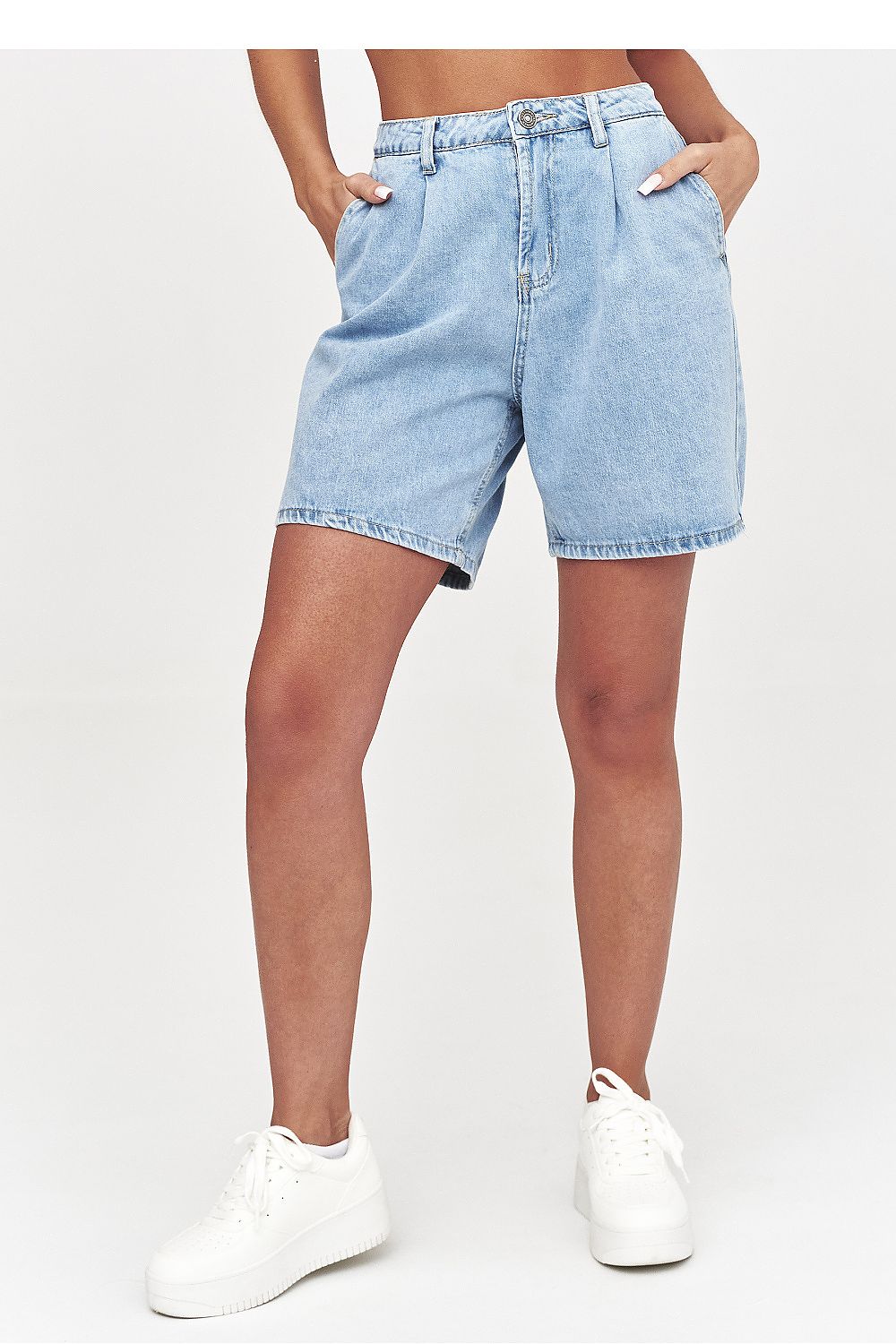  Jeansshorts model 228315 Makadamia 