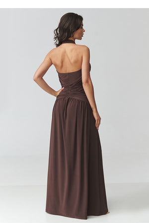  Langes Kleid model 228322 Makadamia 