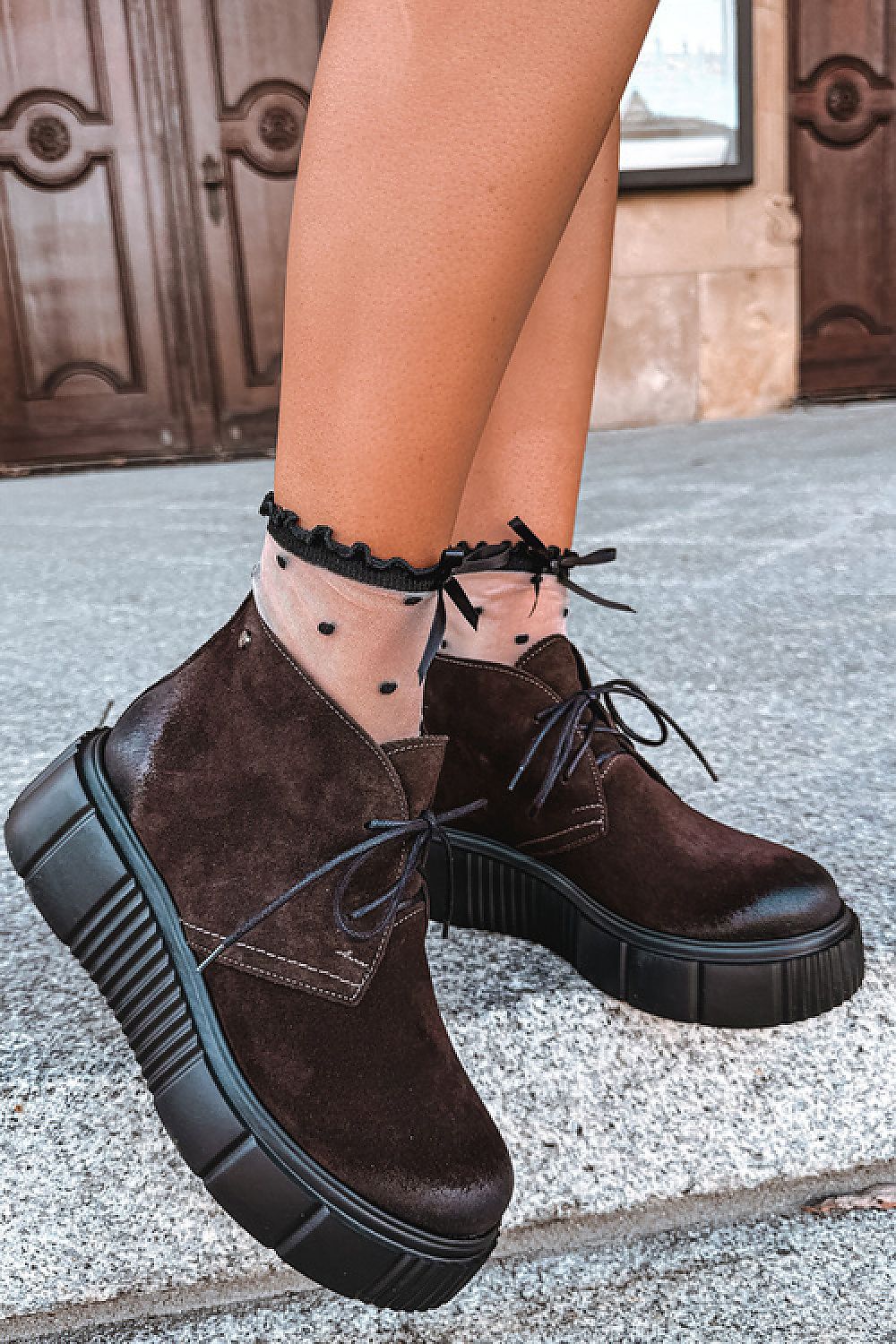  Halbschuhe mit Plattform model 231168 Step in style 