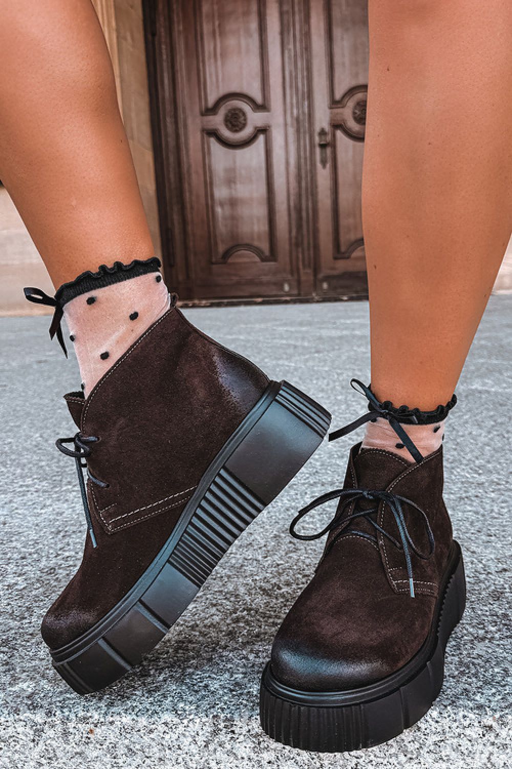  Halbschuhe mit Plattform model 231168 Step in style 