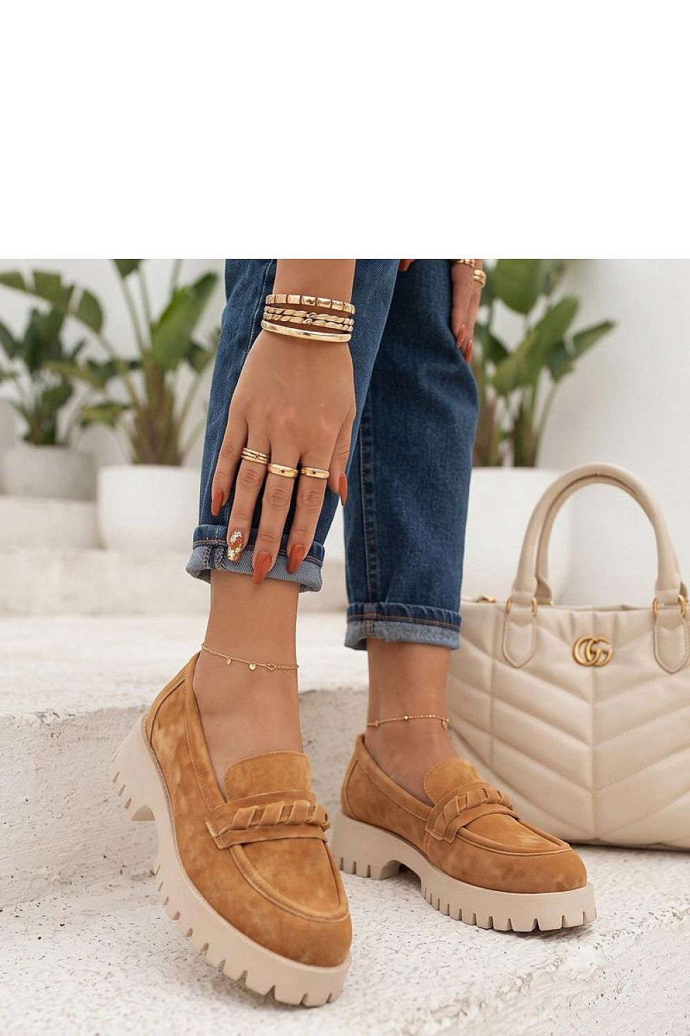  Halbschuhe mit Plattform model 231428 Solea 