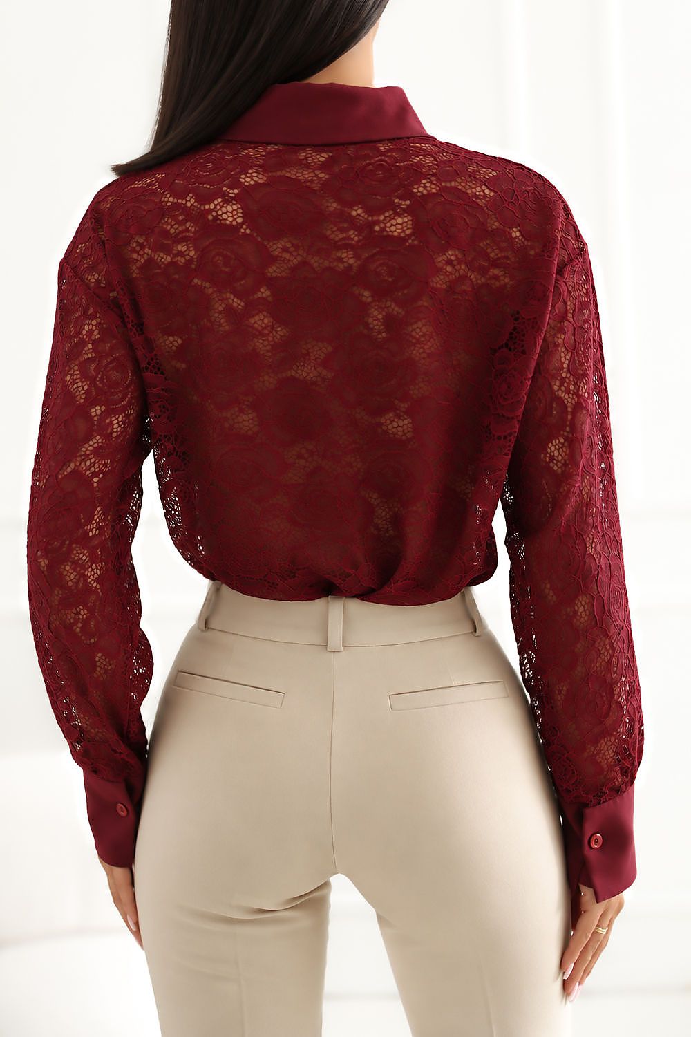  Langarm Hemd model 232429 Rue Paris 