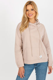 Relevance Kapuzen-Sweatshirt hellrosa mit Kängurutasche, Vorderansicht